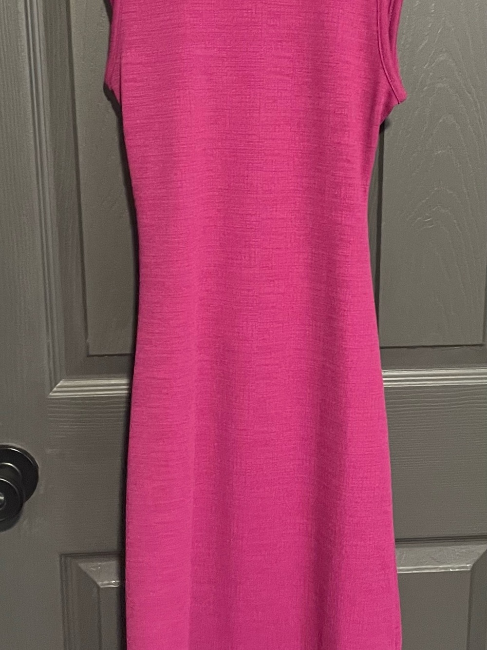 Roxy Fuchsia Sleeveless Knit Sheath Dress